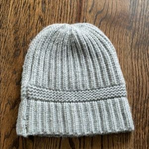 Gray beanie